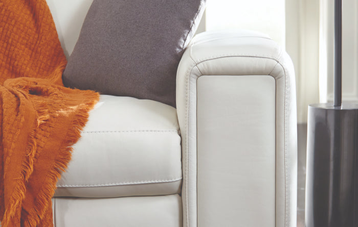 Armchair of leather couch