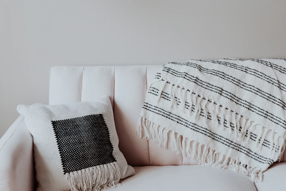 Hygge Design Accessories on Couch