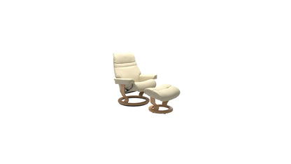 Sunrise Classic Base Recliner and Ottoman