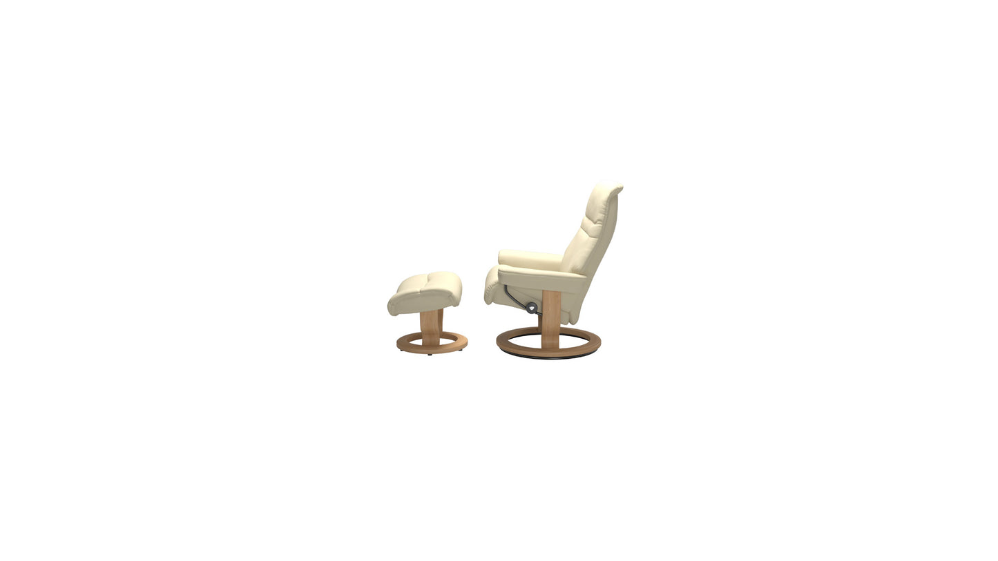 Sunrise Classic Base Recliner and Ottoman
