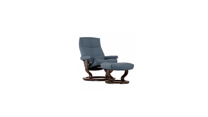 David Classic Base Recliner and Ottoman